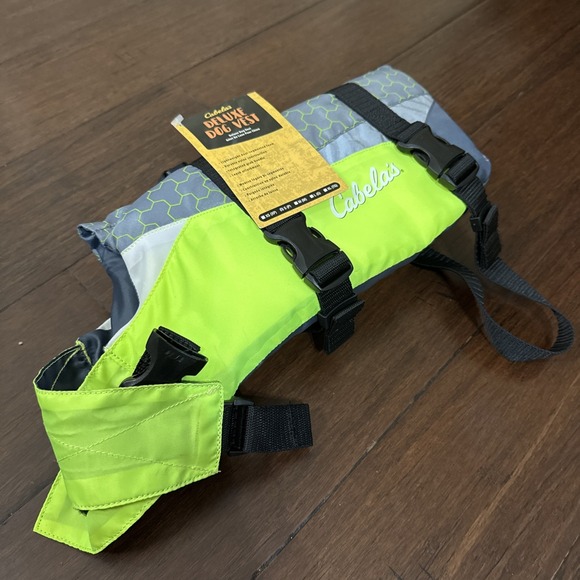 NWT Cabelas Deluxe Dog Vest Life Jacket Sz Small Boating, Lake, Beach, Pool - Picture 2 of 4